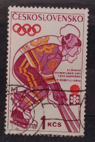 Спорт Спорт ^/--/^ Чехословакия 1972 г - Зимние Олимпийские игры, Саппоро ^_^^^ Чехословаччина 1972 - Зимові Олімпійські ігри, Саппоро - фото фото фото