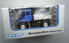 : Закордонні : Зарубежные ^/--/^ 1/43 Welly Mercedes Benz Unimog U /--/ 400 синій ^_^^^ 1/43 Welly Mercedes Benz Unimog U /--/ 400 синий - фото фото фото