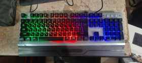 Клавіатури Клавиатуры ^/--/^ Игровая клавиатура с подсветкой RGB GamePro Stinger GK /--/ 599 USB № 24120334 ^_^^^ Ігрова клавіатура з підсвічуванням RGB GamePro Stinger GK /--/ 599 USB No 24120334 - фото фото фото