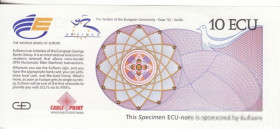 Іспанія Испания ^/--/^ 10 Экю ECU Севилья Испания, печать в Германии 1992. Giesecke &amp;amp; Devrient !! ^_^^^ Екю ECU Севілья Іспанія, печатка в Німеччині 1992. Giesecke &amp;amp; Devrient! - фото фото фото