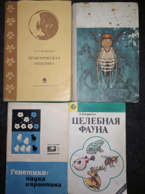 Видання - р. Издания - гг. ^/--/^ книги: ПРАКТИЧЕСКАЯ ГЕНЕТИКА. II-e изд. 1968. РУКОВОДСТВО К ПРАКТИЧЕСКИМ ЗАНЯТИЯМ ПО ГЕНЕТИКЕ 1972. ГЕНЕТИКА: НАУКА И ПРАКТИКА 1968. ЦЕЛЕБНАЯ ФАУНА 1989 ^_^^^ Практична генетика. II-e вид. 1968. РУКОВОДСТВО ДО ПРАКТИЧНИХ ЗАНЯТТЯМ ПО ГЕНЕТИЦІ 1972. Генетика: наука і практика 1968. ЦЕБНА ФАУНА 1989 - фото фото фото