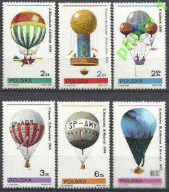 Польща Польша ^/--/^ Польша 1983 транспорт баллоны 6 /--/ м. ^_^^^ Польща 1983 транспорт балони 6 /--/ м. - фото фото фото