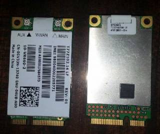 Модеми Модемы ^/--/^ CDMA GSM модем GOBI /--/ 2000 miniPCI-E   Dell DW /--/ 5620 GV /--/ 33 /--/ N ^_^^^ CDMA GSM модем GOBI /--/ 2000 miniPCI-E Dell DW /--/ 5620 GV /--/ 33 /--/ N - фото фото фото
