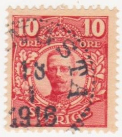 Інші країни Другие страны ^/--/^ Швеция 1911  г. № 71 гашеная ^_^^^ Швеція 1911 р. No 71 гашена - фото фото фото