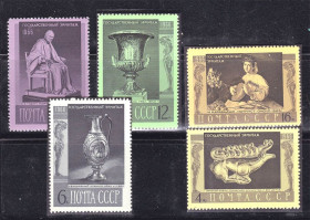 СРСР - СССР - ^/--/^ ZM  СССР 1966 г MNH - искусство - ЭРМИТАЖ ^_^^^ ZM СРСР 1966 р MNH - мистецтво - ЕРМІТАЖ - фото фото фото