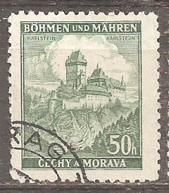 Чехословаччина Чехословакия ^/--/^ Богемия и Моравия 1939 Sc.28 гаш. ^_^^^ Богемія і Моравія 1939 Sc.28 гаш. - фото фото фото