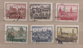 Польща Польша ^/--/^ ІСТОРИЧНІ МІСТА  = 1960 р. = ПОЛЬЩА = гаш. + ^_^^^ Исторические города = 1960 г. = Польша = гаш. + + - фото фото фото