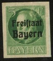 Веймарська республіка Веймарская республика ^/--/^ Германия -Bayern-1920 г. № 153 В ^_^^^ Німеччина - Bayern-1920 р. No 153 В - фото фото фото