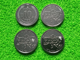 Обігові Обиходные ^/--/^ 2025 Україна 10 гривень Ми сильні. Ми разом. Крим, Донецька, Луганська обл. ^_^^^ 2025 Украина 10 гривен Мы сильны. Мы вместе. Крым, Донецк, Луганск - фото фото фото