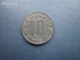 Австрія Австрия ^/--/^ Монета 10 грошен Австрія 1947 цинк нечастий рік стан ^_^^^ Монета 10 грошен Австрия 1947 цинк нечастый год состояние - фото фото фото
