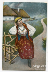 Україна Украина ^/--/^ Поштівка Українські типи і краєвиди. 1918 р. FeldPost-454. ^_^^^ Почтовка Украинские типы и виды. 1918 г. FeldPost-454. - фото фото фото