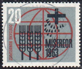 Інші країни Другие страны ^/--/^ ФРН 1963 - Боротьба з голодом і хворобами у світі  (Гб) ^_^^^ ФРГ 1963 — Борьба с голодом и болезнями в мире (Гб) - фото фото фото