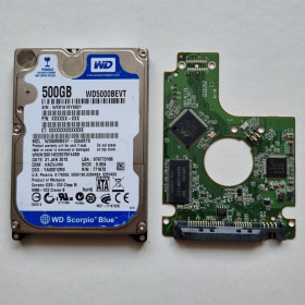 Процесори Процессоры ^/--/^ Жорсткий диск 2.5&amp;quot; HDD 500 /--/ GB WD /--/ 5000 /--/ BEVT - дефектний / на запчастини / донор PCB 2060-771672-004 ^_^^^ Неисправный жесткий диск 2.5 HDD WD /--/ 5000 /--/ BEVT / Плата PCB 2060-771672-004 REV A / Контроллер 88 /--/ i /--/ 9045-TF - фото фото фото