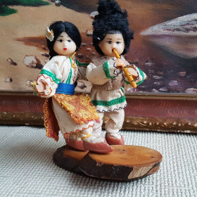 Статуетки, Скульптури, Фігурки, Фарфор Статуэтки, Скульптуры, Фигурки, Фарфор ^/--/^ Фигурка Гуцульский танец. Народное творчество. ^_^^^ Гуцульський танець. Народна творчість. - фото фото фото