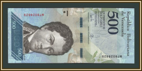 Венесуела Венесуэла ^/--/^ Венесуэла 500 боливаров 2017 P-94  (94 /--/ b) UNC ^_^^^ Венесуела 500 боліварів 2017 P-94 (94 /--/ b) UNC - фото фото фото
