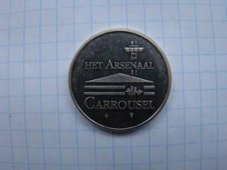 Гральні Игральные ^/--/^ Игровой жетон HET ARSENAL CARROUSEL. ^_^^^ Ігровий жетон HET ARSENAL CARROUSEL. - фото фото фото