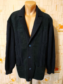 Кофти Кофты ^/--/^ Кофта чоловіча тепла BONNETTISSA сертифікат WOOLMARK вовна замша р-р 54 ^_^^^ Кофта мужская теплая BONNETTISSA сертификат WOOLMARK шерстная замша р-р 54 - фото фото фото