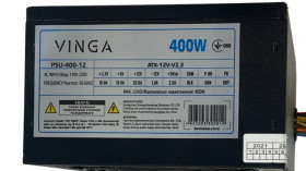 Блоки живлення Блоки питания ^/--/^ Б/В Блок живлення Vinga / 400 /--/ W / 120 /--/ FAN / PSU-400-12 / 20+4 / CPU: 4 / Sata:2 / Molex:2 / kod/q /--/ 555 ^_^^^ Б/В Блок питания Vinga / 400 /--/ W / 120 /--/ FAN / PSU-400-12 / 20+4 / CPU: 4 / Sata:2 / Molex:2 / kod/q /--/ 555 - фото фото фото