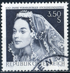 Мистецтво Искусство ^/--/^ Австрия. Форарльбергская вышивка  (серия) 1968 г. ^_^^^ Австрія. Форарльберзька вишивка (серія) 1968 - фото фото фото