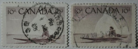 Інше Другое ^/--/^ Канада Инуит и каяк 1955 ^_^^^ Канада Інуїт і каяк 1955 - фото фото фото