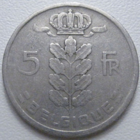 Бельгія Бельгия ^/--/^ Бельгія 5 франків 1950 року Belgique 42837 ^_^^^ Бельгия 5 франков 1950 года Belgique 42837 - фото фото фото