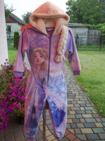 Піжами, халати Пижамы, халаты ^/--/^ Prom            ( 4 - 5 лет  ) детская пижама кигуруми флисовый  комбинезон   Б/У ^_^^^ Prom ( 4 - 5 років) дитяча піжама кігурумі флісовий комбінезон Б/У - фото фото фото