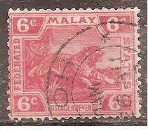 Інші країни Другие страны ^/--/^ Малайская федерация 1926 Sc.61 гаш. ^_^^^ Малайська федерація 1926 Sc.61 гаш. - фото фото фото