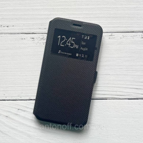 Зарядні пристрої Зарядные устройства ^/--/^ Чохол-книжка для Doogee X /--/ 9 Pro шкіряний, з віконцем, чорний ^_^^^ Чехол-книжка Doogee X /--/ 9 Pro для телефона - фото фото фото