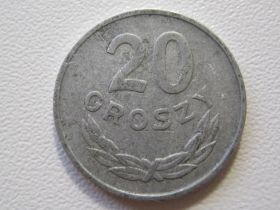- року - года ^/--/^ Польша 20 грошей 1965 года 33686 ^_^^^ Польща 20 грошей 1965 року 33686 - фото фото фото