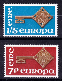 Швейцарія Швейцария ^/--/^ Ирландия  1968 г  MNH -  ЕВПРПА СЕПТ / EUROPA  CEPT - ^_^^^ 1968 — Ірландія / EUROPA CEPT - фото фото фото