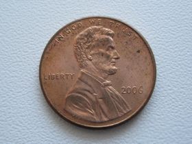 Обігові Обиходные ^/--/^ США 1 цент 2006 года 21597 ^_^^^ США 1 цент 2006 року 21597 - фото фото фото