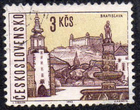 Чехословаччина Чехословакия ^/--/^ Чехословаччина 1965 - Вид на місто в Празі  (Гб) ^_^^^ Чехословакия 1965 — Вид на город в Праге (Гб) - фото фото фото