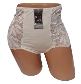 Труси Трусы ^/--/^ Трусики высокие Biweier 9316 4 /--/ XL белые ^_^^^ Трусики високі Biweier 9316 4 /--/ XL білі - фото фото фото