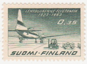 Скандинавія Скандинавия ^/--/^ Финляндия 1963 г. № 587 * ^_^^^ Фінляндія 1963 р. No 587* - фото фото фото