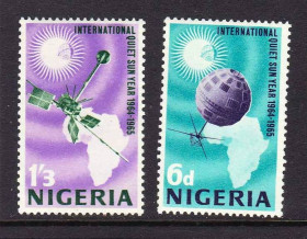 Освоєння космосу Освоение космоса ^/--/^ Космос . Нигерия 1965 г  MNH - ^_^^^ Нігерія 1965 MNH - фото фото фото