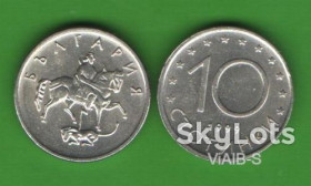 Болгарія Болгария ^/--/^ 10 стотинок Болгария 1999 ^_^^^ 10 стотинок Болгарія 1999 - фото фото фото