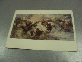 СРСР СССР ^/--/^ открытка самокиш переход через сиваш 1954 №14709 /--/ м ^_^^^ листівка самокиш перехід через сиваш 1954 No /--/ 14709 /--/ м - фото фото фото