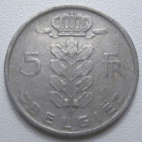 Бельгія Бельгия ^/--/^ Бельгія 5 франків 1950 року Belgie 42835 ^_^^^ Бельгия 5 франков 1950 года Belgie 42835 - фото фото фото