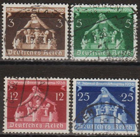 Третій Рейх (-) Третий Рейх (-) ^/--/^ 1936 - Рейх - Конгрес Mi.617-20 _3,0 € ^_^^^ 1936 - Рейх - Конгресс Mi.617-20 _3,0 € - фото фото фото