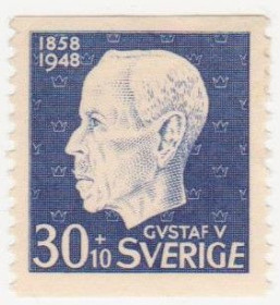 Скандинавія Скандинавия ^/--/^ Швеция 1948  г. № 347 ** ^_^^^ Швеція 1948 No 347 ** - фото фото фото