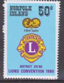 Марки Австралії та Океанії Марки Австралии и Океании ^/--/^ Норфолк 1980 LIONS INTERNATIONAL CLUB КЛУБ ЛАЙОНС КОНВЕНЦИЯ КОНГРЕСС СОТРУДНИЧЕСТВО ЭМБЛЕМА Mi.237** MNH ^_^^^ Норфолк 1980 LIONS INTERNATIONAL CLUB КЛУБ ЛАЙОНС КОНВЕНЦІЯ КОНГРЕС СОТРУДНИЦТВО ЕМБЛЕМА Mi.237** MNH - фото фото фото
