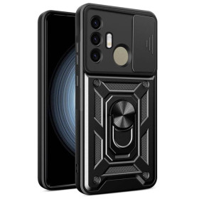 Чохли, бампера Чехлы, бампера ^/--/^ Чохол Fiji Camera Defence для ZTE Blade A /--/ 52 бампер із захистом камери та підставкою Black ^_^^^ Чехол Fiji Camera Defence для ZTE Blade A /--/ 52 бампер с защитой камеры и подставкой Black - фото фото фото