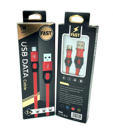 Кабелі Кабели ^/--/^ USB кабель / Дата кабель Fast Charge I-102 black-box Lighting Red - фото фото фото