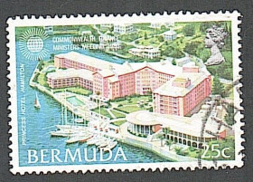 Острівні держави Островные государства ^/--/^ Бермудские острова  (1980) Британская колония. Hamilton Princess Hotel ^_^^^ Бермудські острови (1980) Британська колонія. Hamilton Princess Hotel - фото фото фото