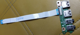 Інші комплектуючі Другие комплектующие ^/--/^ Додаткова плата USB + audio + шлейф  BIC /--/ 50 для Acer TravelMate 5744 5744 /--/ z ^_^^^ Дополнительная плата USB + audio + шлейф BIC /--/ 50 для Acer TravelMate 5744 5744 /--/ z - фото фото фото