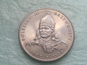 Сучасна (після ) Современная (после ) ^/--/^ Польща. 50 злотих. 1982 рік.&amp;quot;Польські правителі. Князь Болеслав ІІІ Кривоустий. 1102 - 1138&amp;quot; ^_^^^ Польша. 50 злотых. 1982 год.&amp;quot;Польские правители. Князь Болеслав III Кривоустый. 1102 - 1138&amp;quot; - фото фото фото