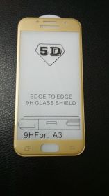Плівки для екранів Пленки для экранов ^/--/^ Защитное стекло 5 /--/ D для Samsung A /--/ 320 A /--/ 3 (2017) gold ^_^^^ Захисне скло 5 /--/ D для Samsung A /--/ 320 A /--/ 3 (2017) - фото фото фото