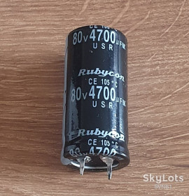 Конденсатори Конденсаторы ^/--/^ 4700 /--/ мкФ 80 /--/ В.  Rubicon 105°C ^_^^^ 4700 /--/ мкФ 80 /--/ В. Rubicon 105°C - фото фото фото