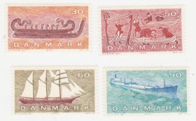 Балтійські країни Балтийские страны ^/--/^ Дания 1970 г. №  504‑507 ** ^_^^^ Данія 1970 No 504‐507 ** - фото фото фото