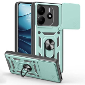 Чохли, бампера Чехлы, бампера ^/--/^ Чохол Fiji Camera Defence для Xiaomi Redmi Note 14 5 /--/ G бампер із захистом камери та підставкою Green ^_^^^ Чехол Fiji Camera Defence для Xiaomi Redmi Note 14 5 /--/ G бампер с защитой камеры и подставкой Green - фото фото фото